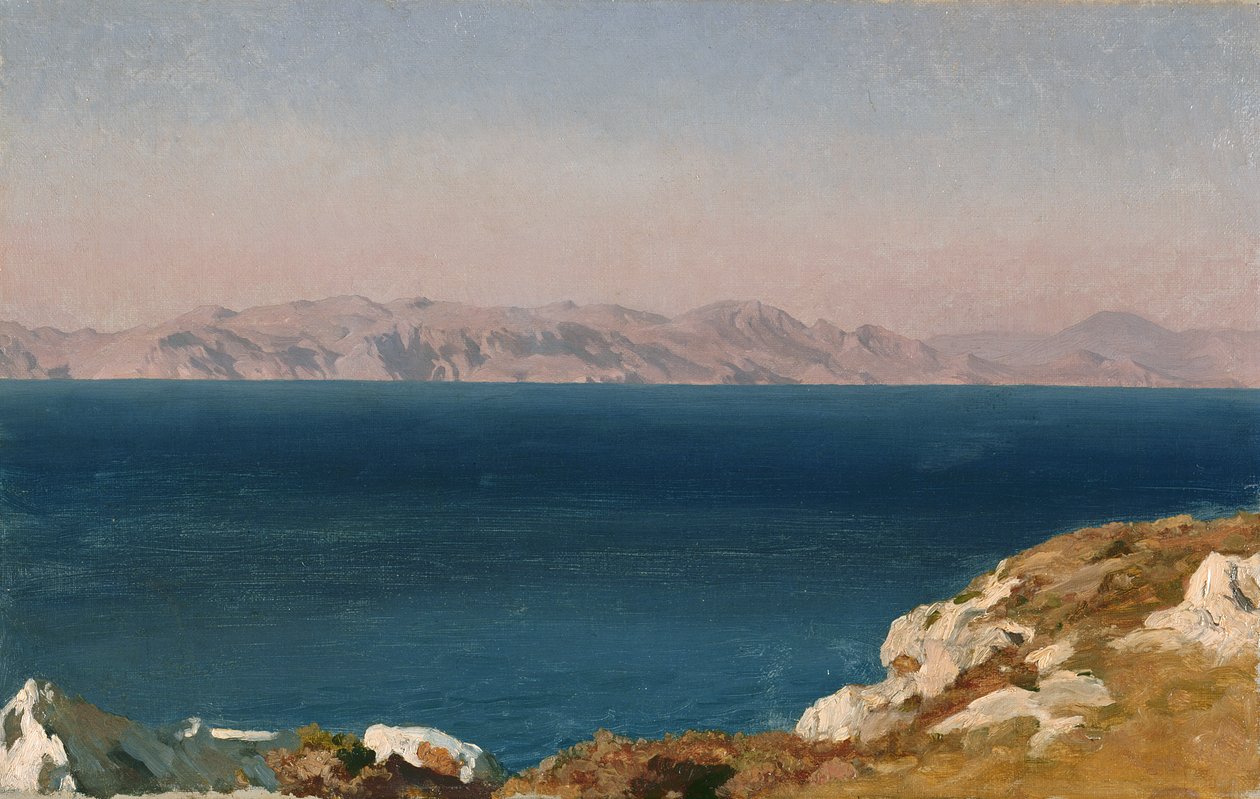 Chioksen saari, n. 1867 (öljy kankaalle) tekijältä Frederic Leighton