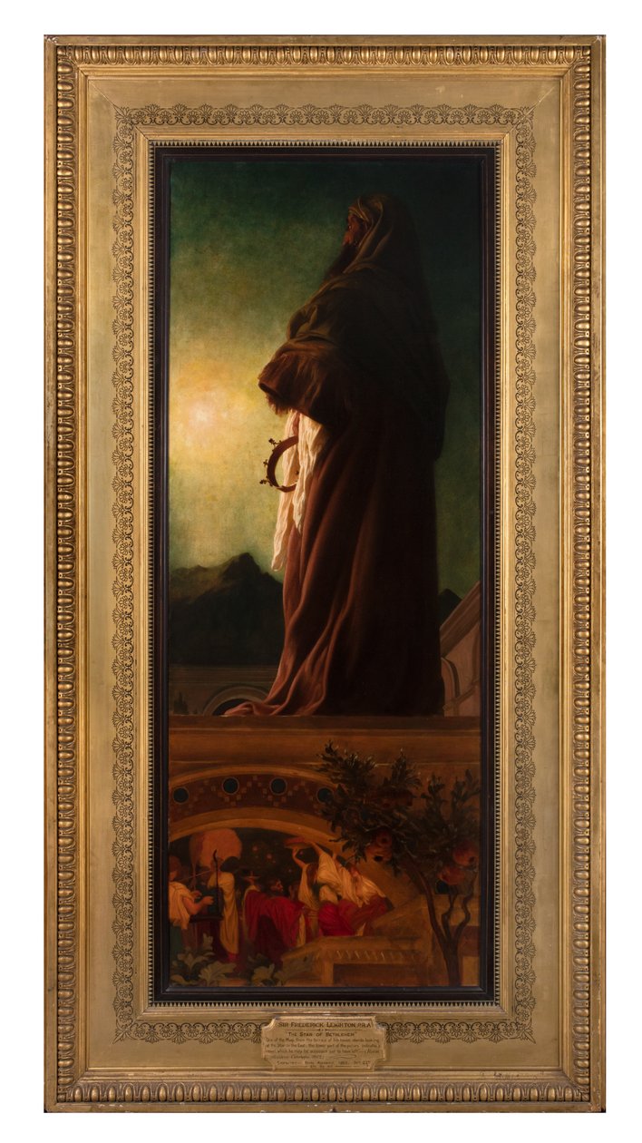 Betlehemin tähti, n.1862 (öljy kankaalle) tekijältä Frederic Leighton