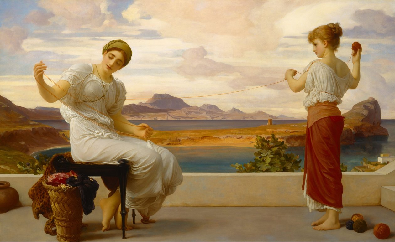 Kierrättää lankaa tekijältä Frederic Leighton