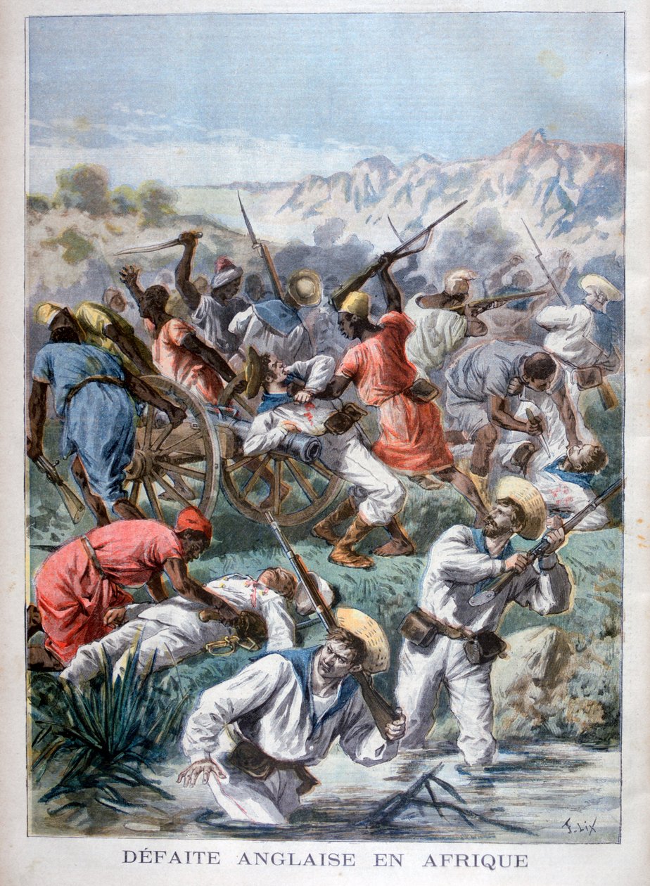 Brittien tappio Afrikassa, 1894 tekijältä Frederic Lix