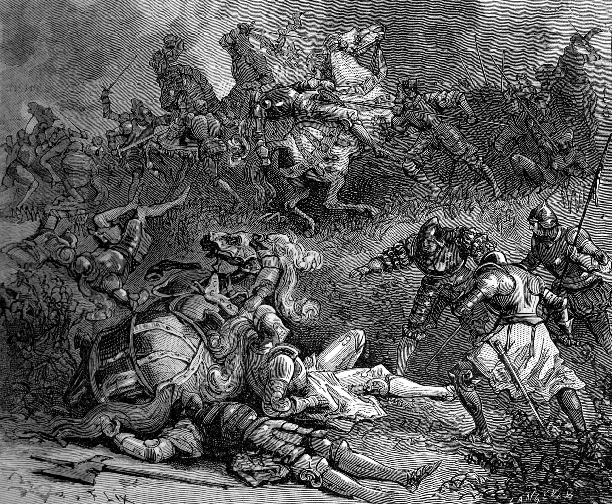 Ranskalainen Francis I piiritti Paviaa, Italia, 28. lokakuuta 1524 1882-1884. tekijältä Frederic Lix