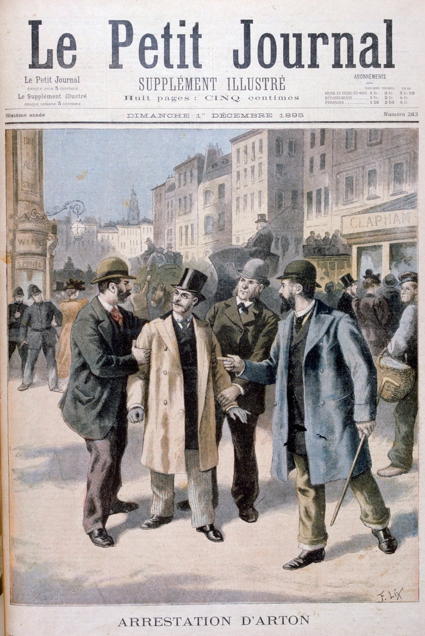 Artonin pidätys, 1895 tekijältä Frederic Lix
