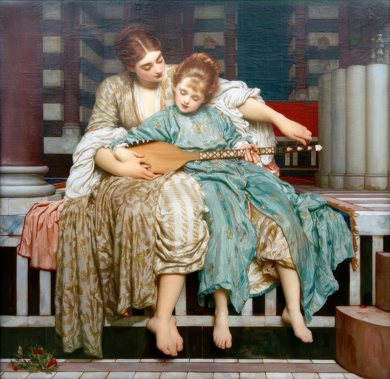Musiikkitunnit tekijältä Frederic Lord Leighton