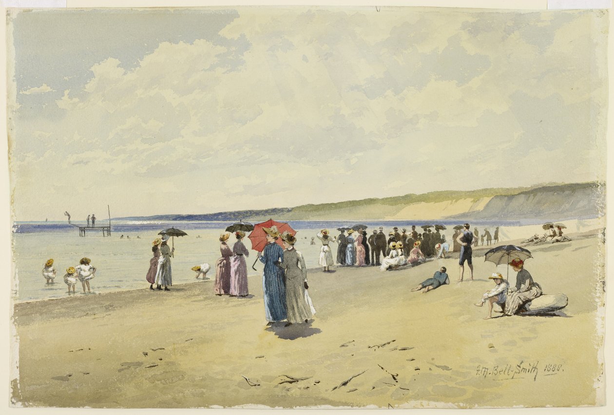Ranta, 1888 (wc paperilla) tekijältä Frederic Marlett Bell Smith