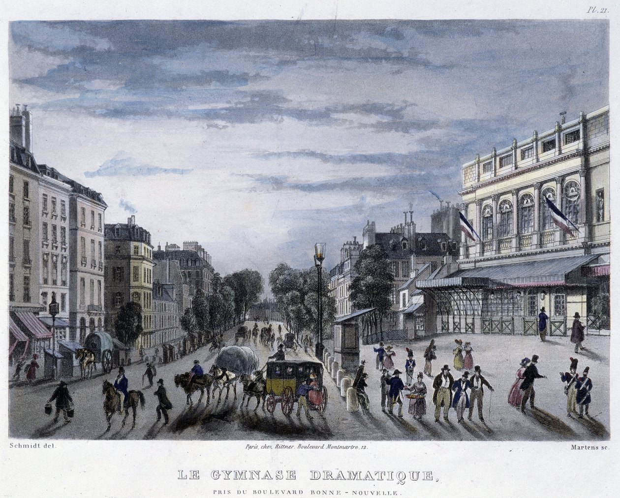 Dramaattinen Gymnasium - Martensin ""Pariisissa vuonna 1832". tekijältä Frederic Martens