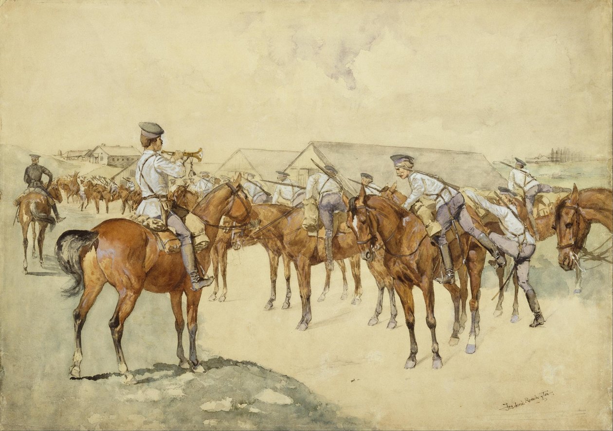 Kutsu aseisiin tekijältä Frederic Remington