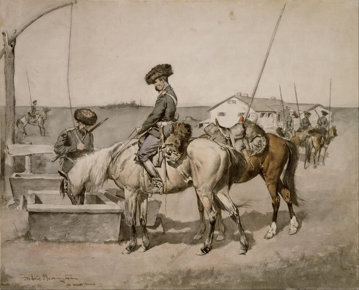 Amoorin kasakka tekijältä Frederic Remington