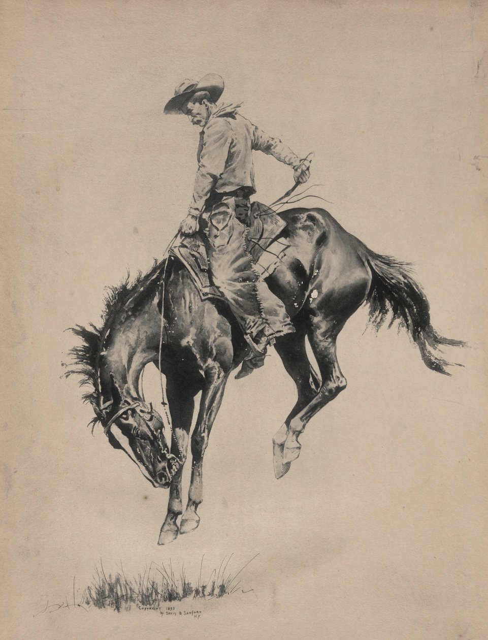 Bronco Buster tekijältä Frederic Remington