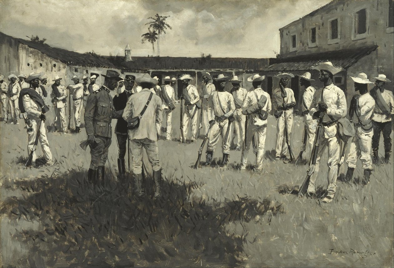 Gomezin armeijan lakkauttaminen tekijältä Frederic Remington