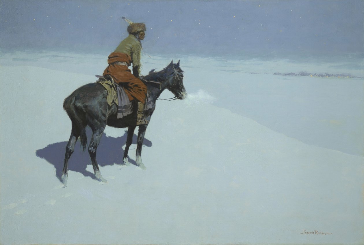 Ystäviä vai vihollisia? tekijältä Frederic Remington