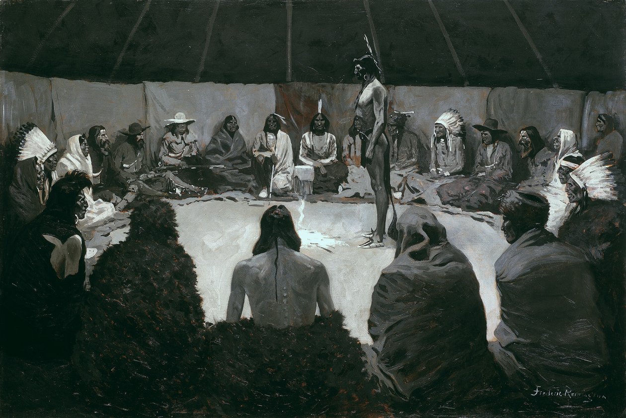Kerron valkoiselle miehelle tekijältä Frederic Remington