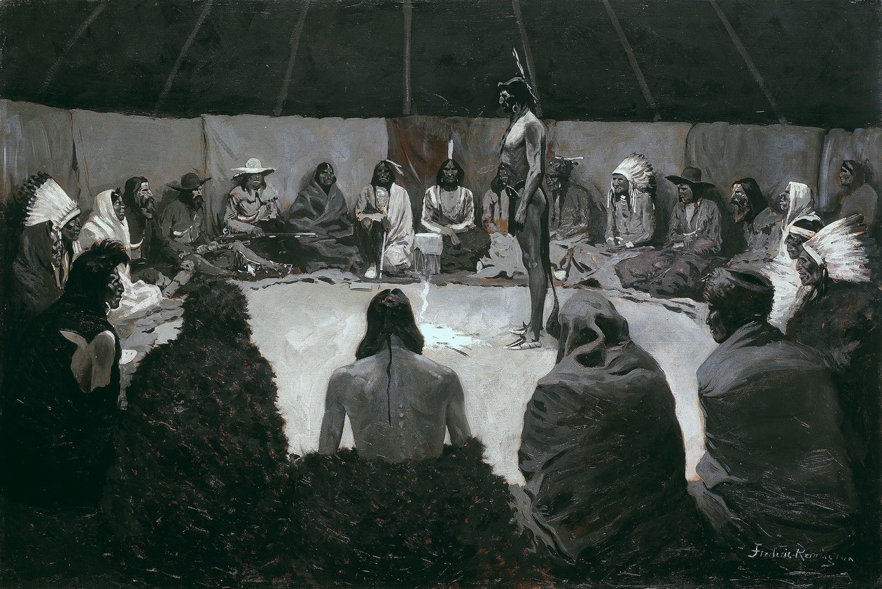 Kerron valkoiselle miehelle tekijältä Frederic Remington