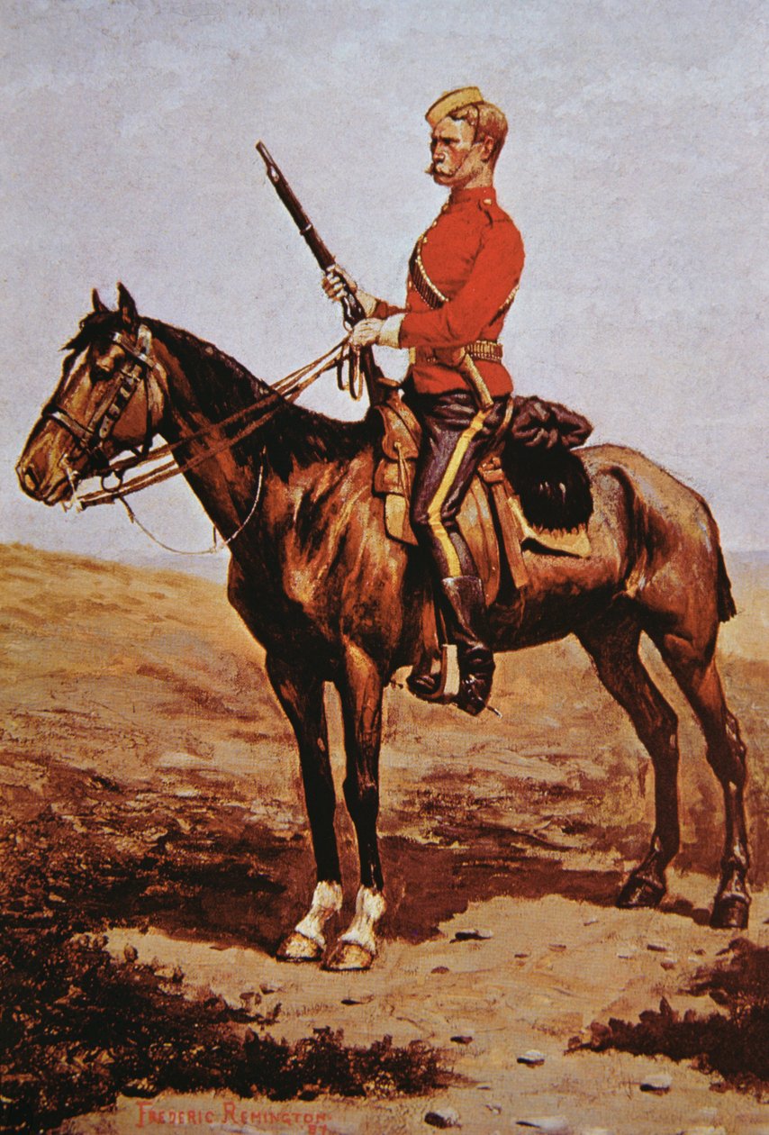 Kanadan luoteisratsupoliisi tekijältä Frederic Remington