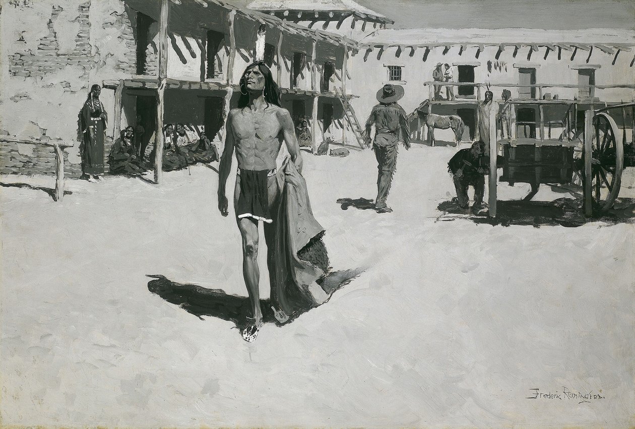 Vain iloisia katseita seurasi Lepakko tekijältä Frederic Remington