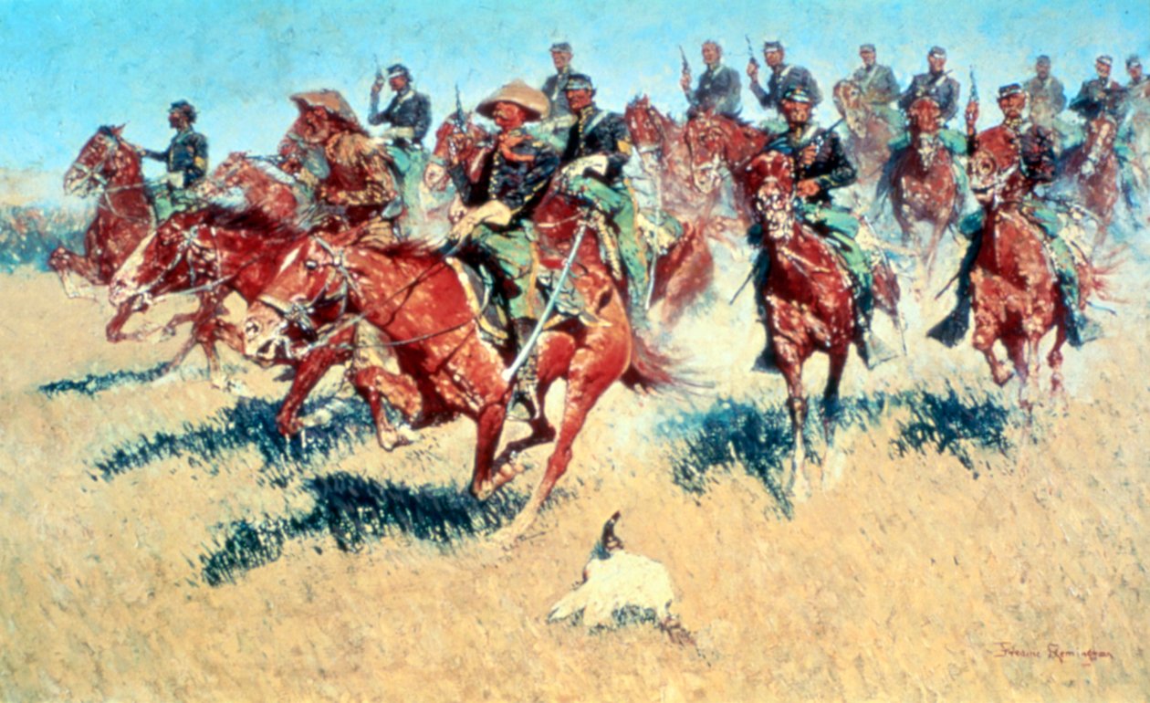 Eteläisellä tasangolla, 1907 tekijältä Frederic Remington