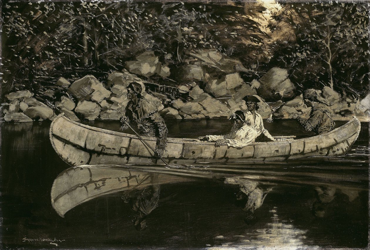 Haavoittuneen brittiupseerin melonta tekijältä Frederic Remington