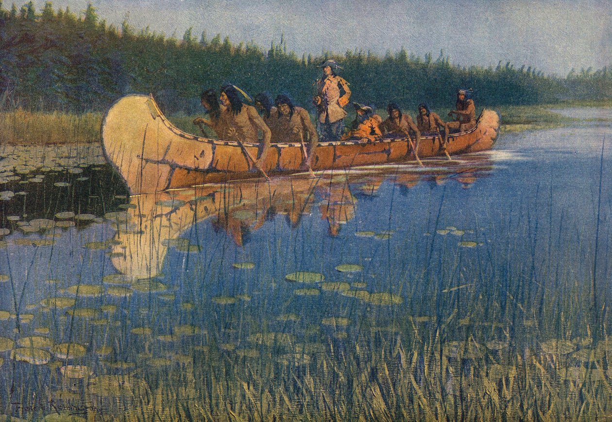 Pierre-Esprit Radisson. Frederic Remington. tekijältä Frederic Remington