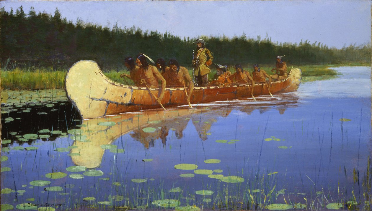 Radisson ja Groseilliers tekijältä Frederic Remington
