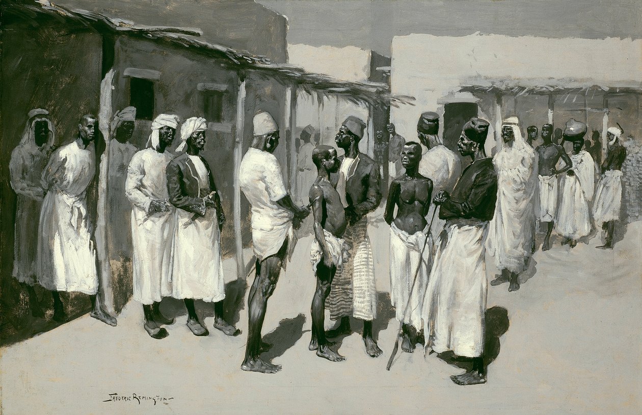 Orjamarkkinat tekijältä Frederic Remington