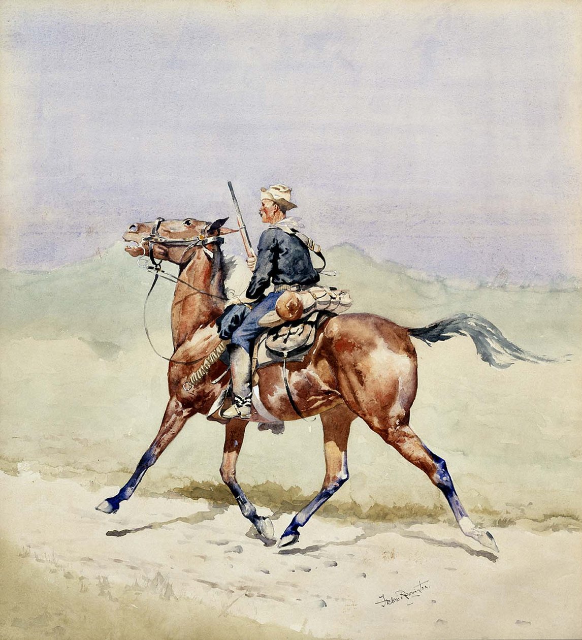 Etuvartiosto tekijältä Frederic Remington