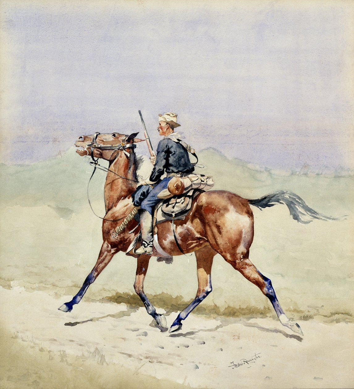 Etenijoukot tekijältä Frederic Remington