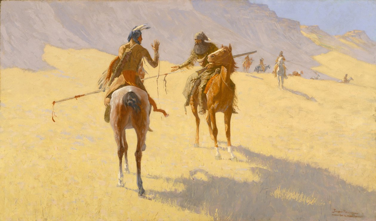 Parley, 1903 tekijältä Frederic Remington