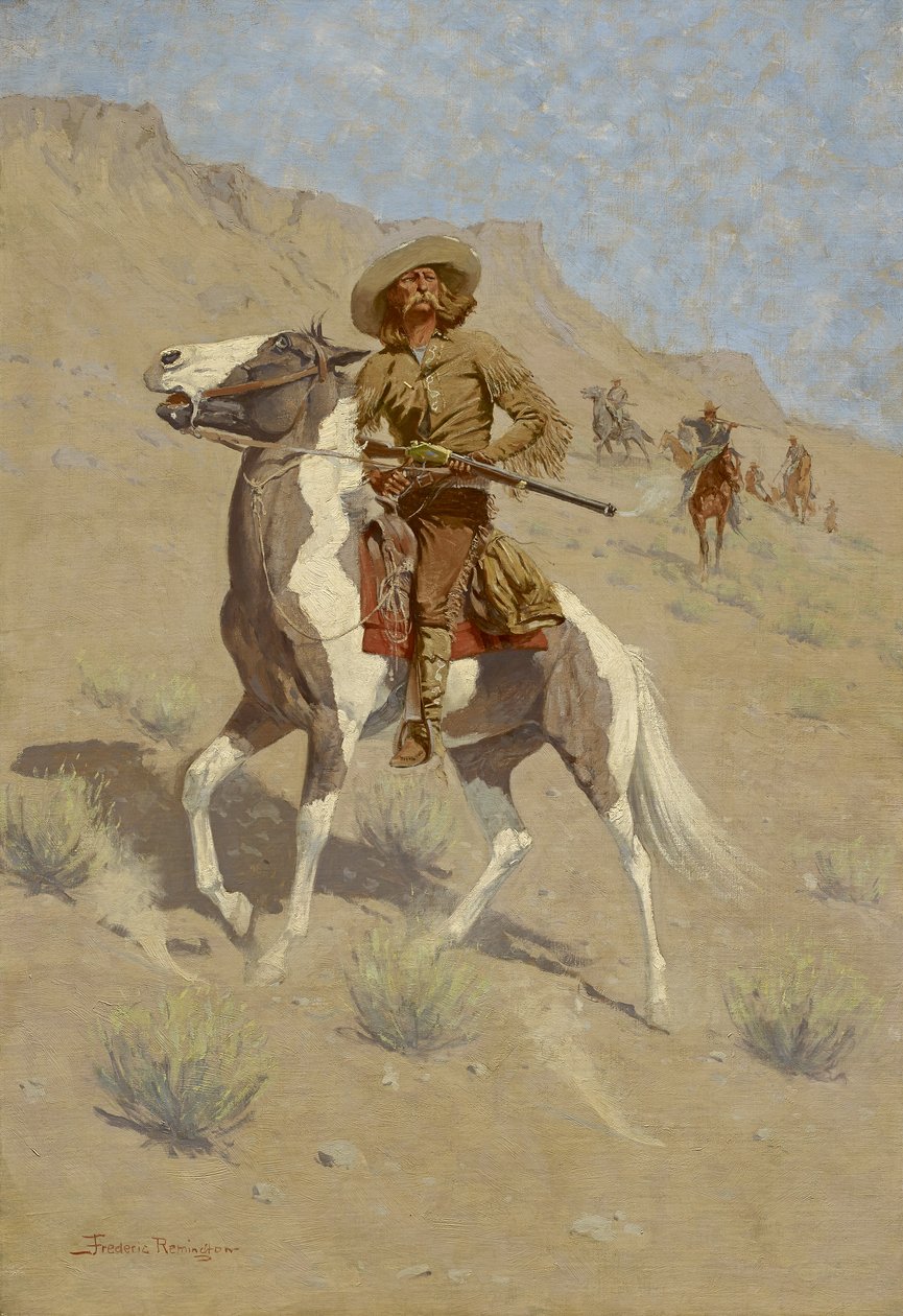 Scout, c. 1902 tekijältä Frederic Remington