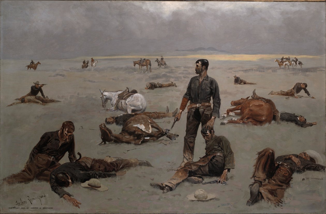 Mitä merkkitön lehmä maksaa tekijältä Frederic Remington
