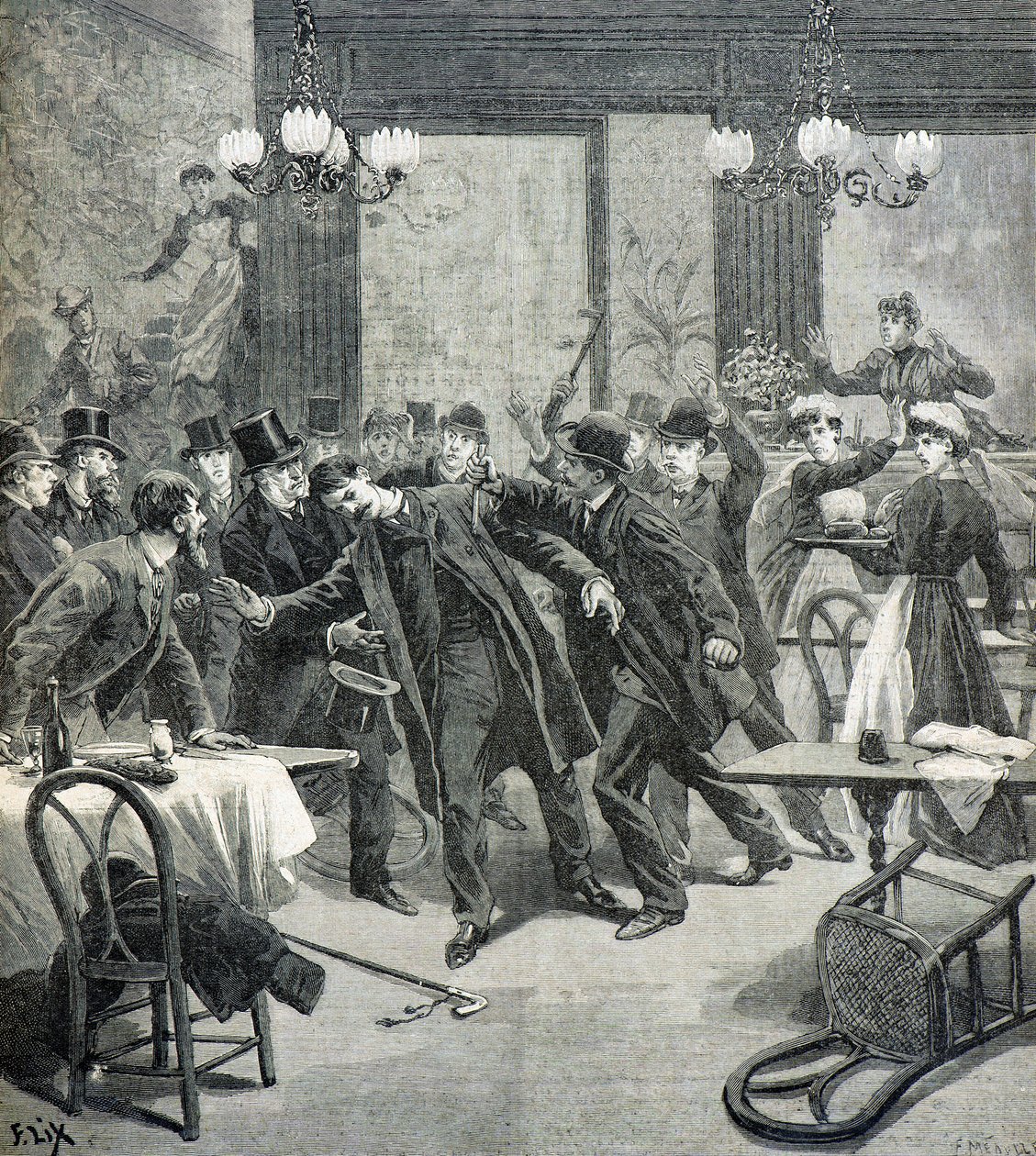 Anarkisti Leauthierin hyökkäys - tekijältä Frederic Theodore Lix