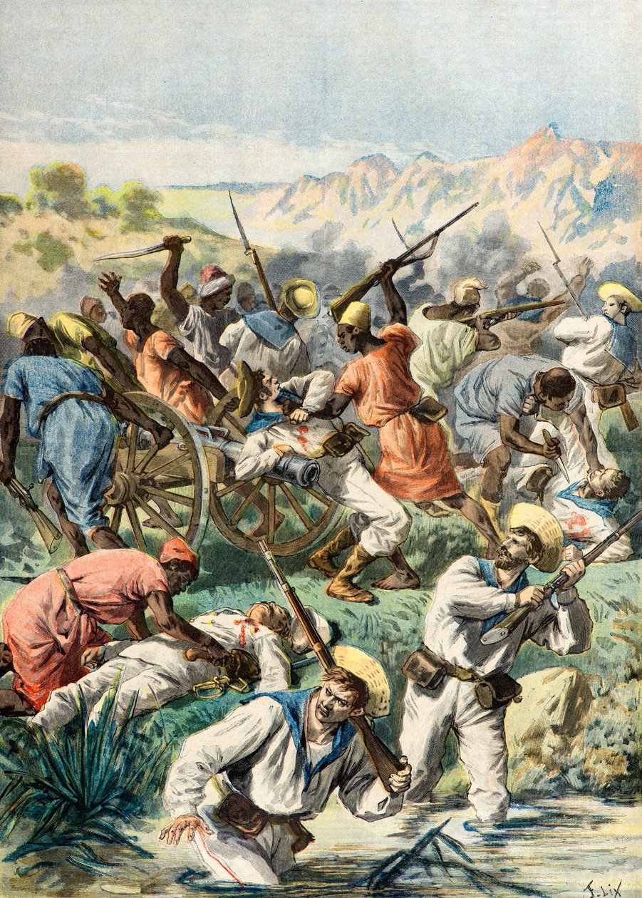 Englantilaisten sotilaiden joukkomurha tekijältä Frederic Theodore Lix