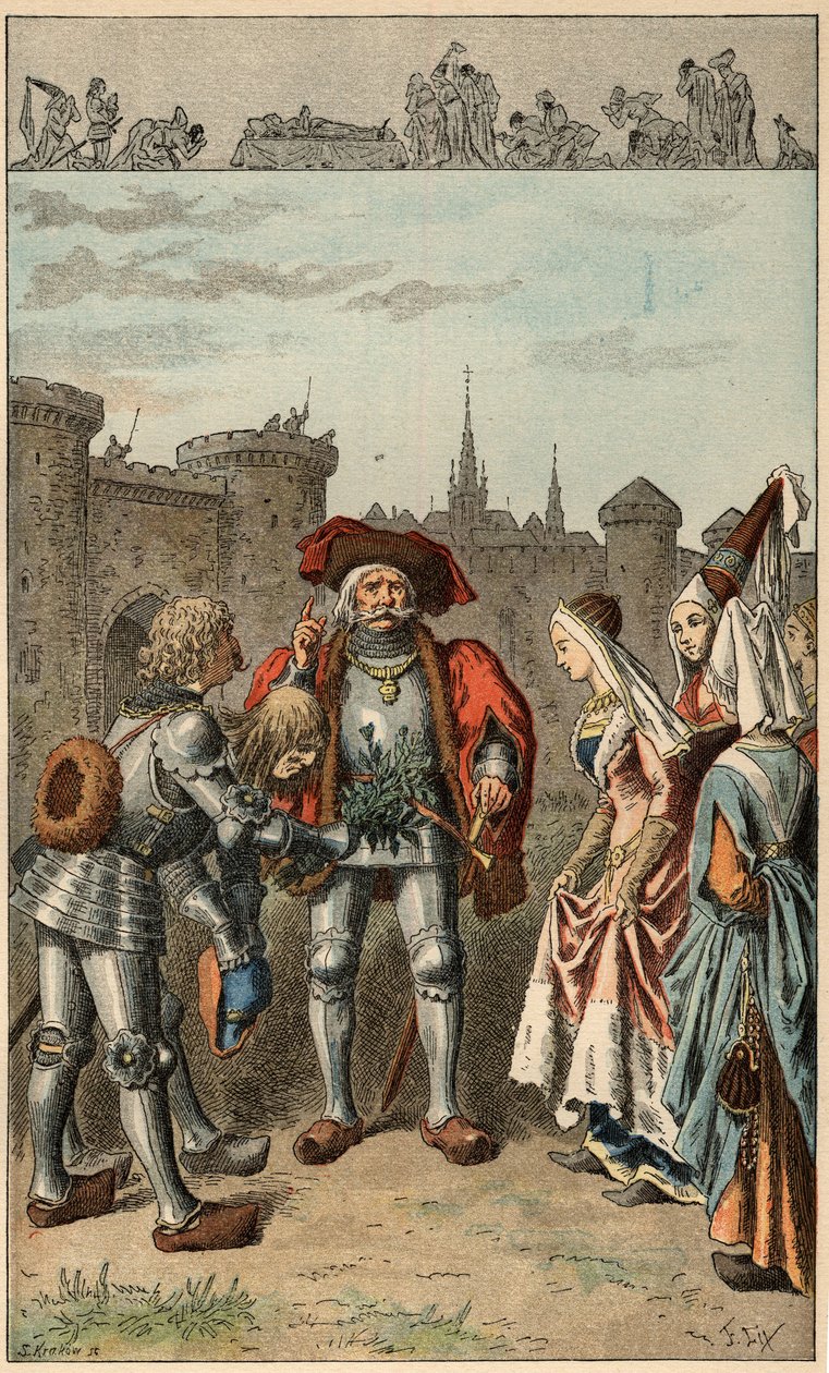 Suosittu kappale: "" Se oli Anne of Bretagne""". Ranskan kuningatar Anne de Bretagne (1477-1514), joka saapuu Rennes