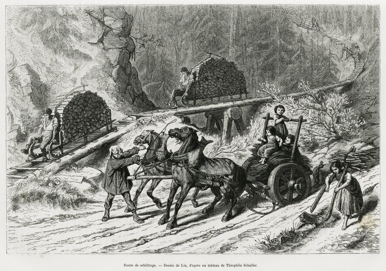 kelkkatie tekijältä Frederic Theodore Lix