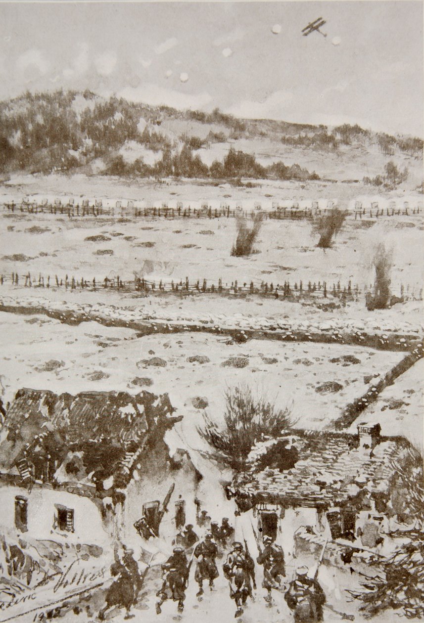 Attack on Hill 60, elokuvasta "Vuosi 1915: ennätys merkittävistä saavutuksista ja tapahtumista", 1915 tekijältä Frederic Villiers