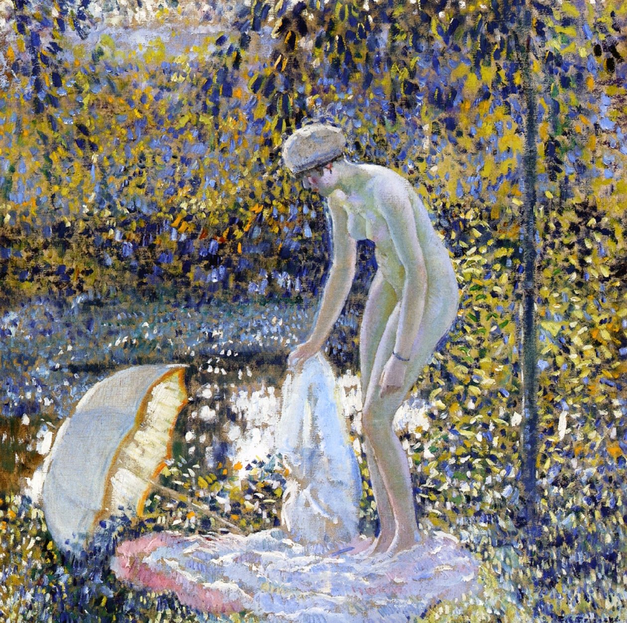 Bather, n. 1907-1914 tekijältä Frederick Carl Frieseke