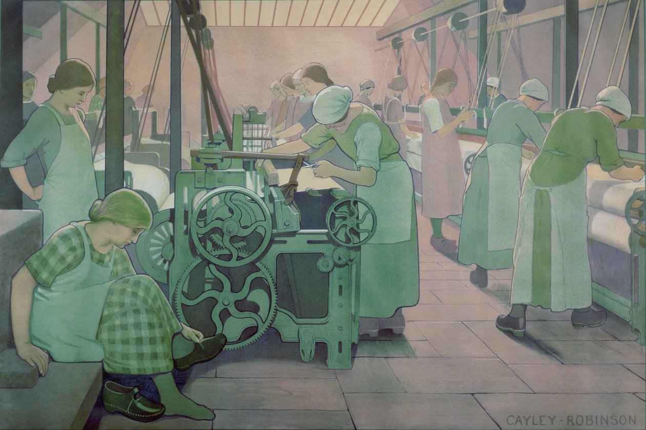 British Industries - puuvilla, n. 19234 (LMS-juliste) tekijältä Frederick Cayley Robinson