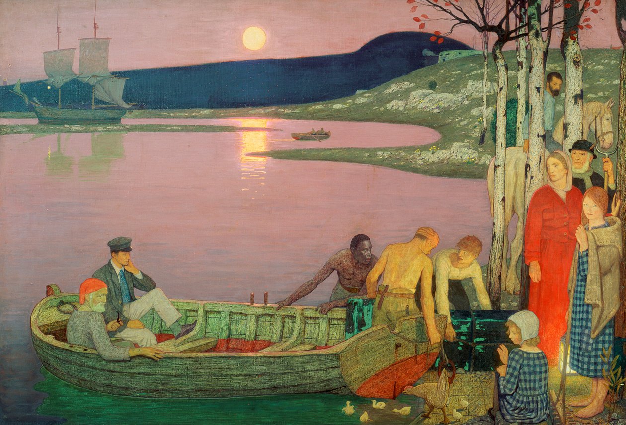 Meren kutsu, 1925 tekijältä Frederick Cayley Robinson