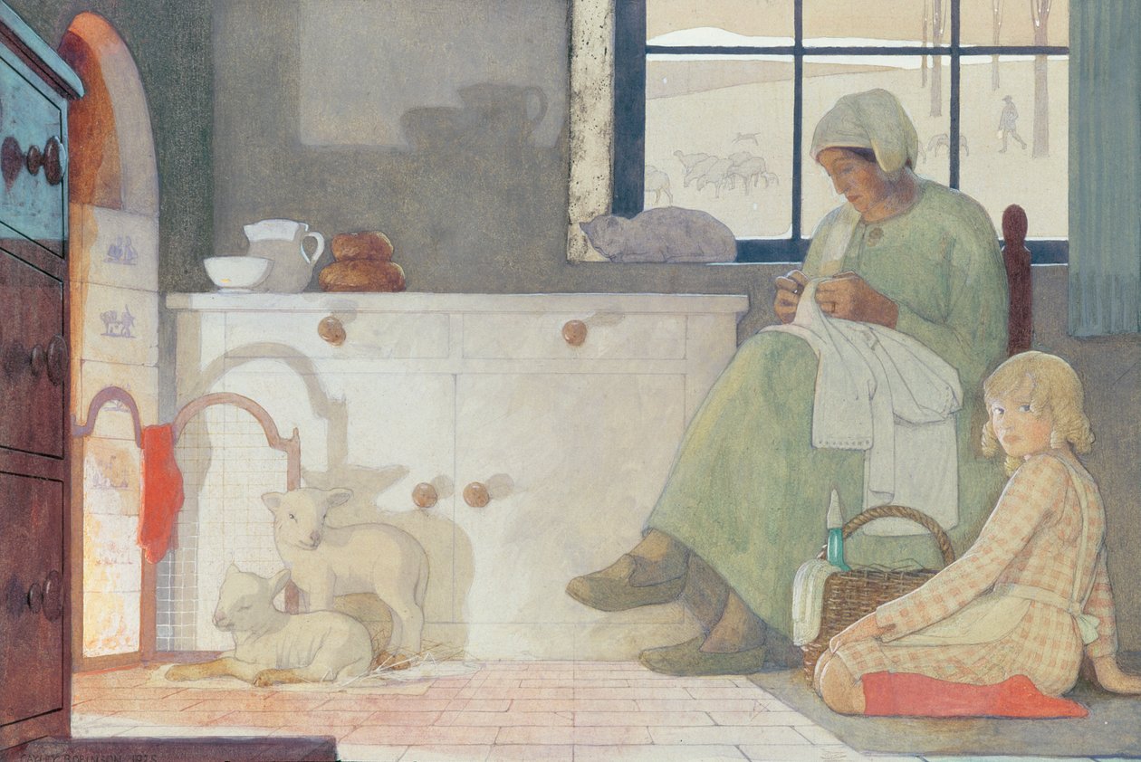 Sijaisäiti, 1925 tekijältä Frederick Cayley Robinson