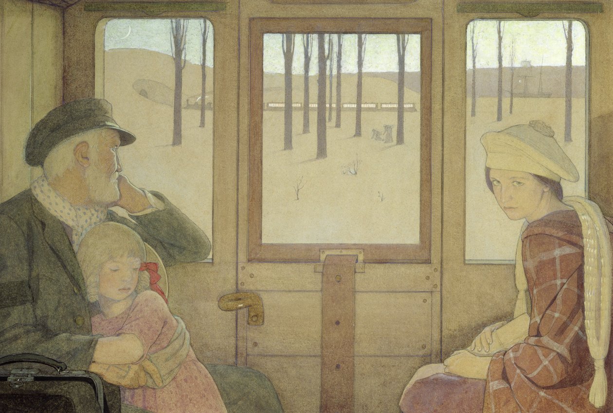 Pitkä matka, 1923 tekijältä Frederick Cayley Robinson