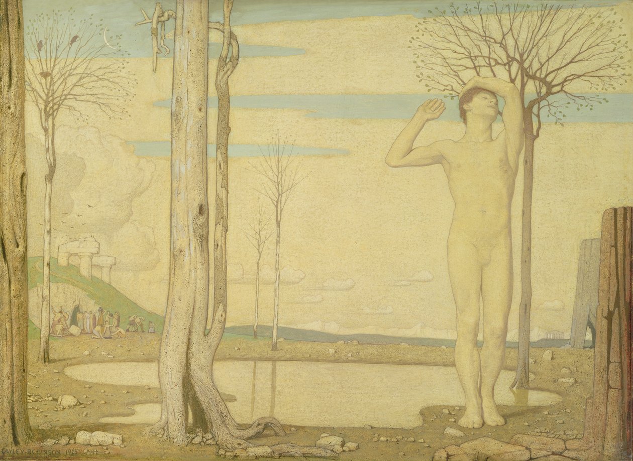 Nuoriso, 1923 tekijältä Frederick Cayley Robinson