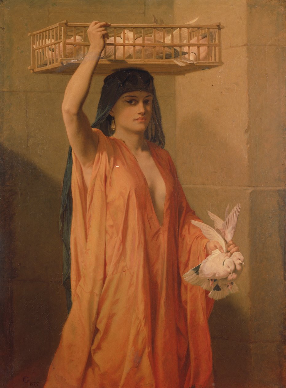 Kyyhkysten myyjä tekijältä Frederick Goodall