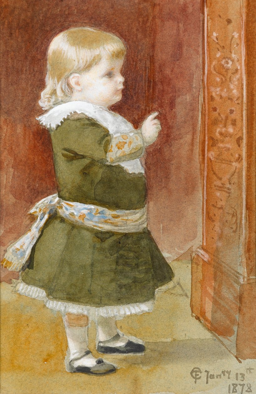 Frederica, 1878 (wc paperilla) tekijältä Frederick Goodall