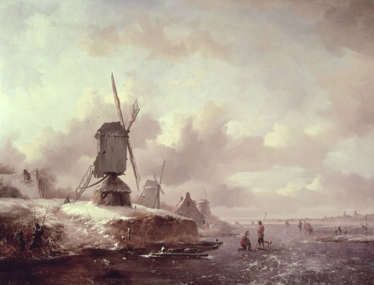 Talvimaisema tekijältä Frederick Marianus Kruseman