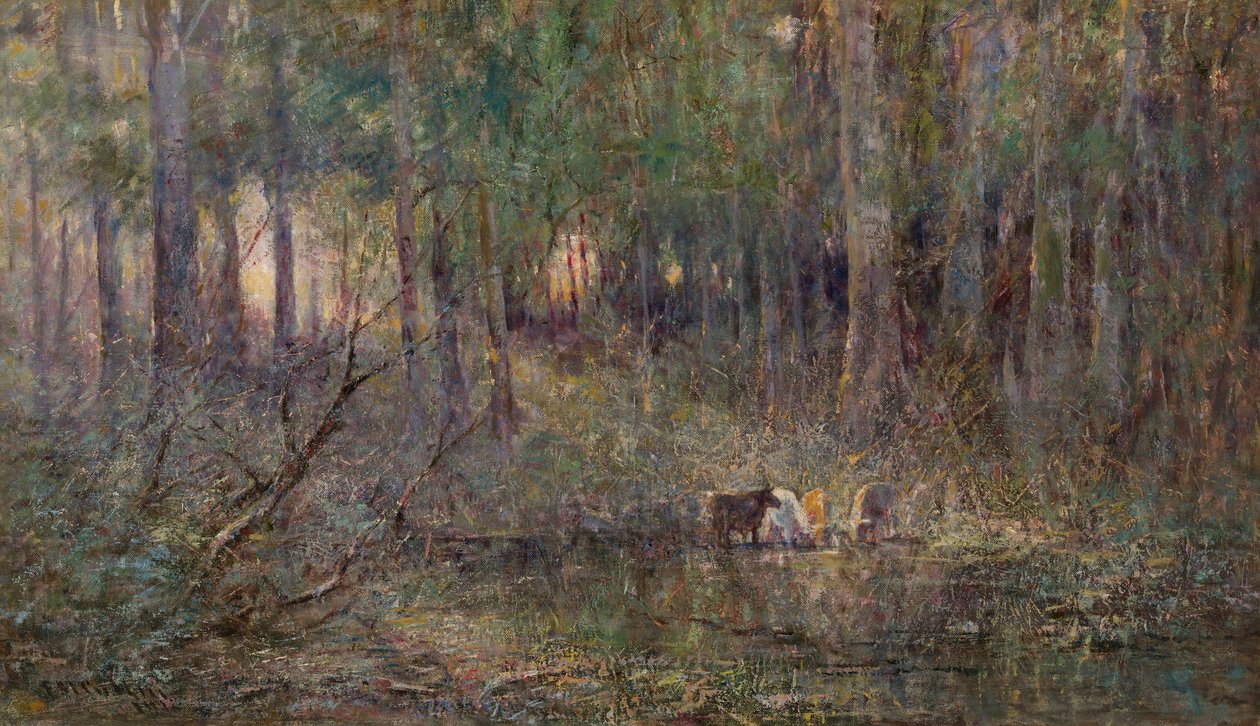 Violetti ja kulta tekijältä Frederick McCubbin