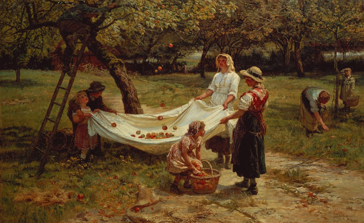 Applen keräilijät, 1880 tekijältä Frederick Morgan