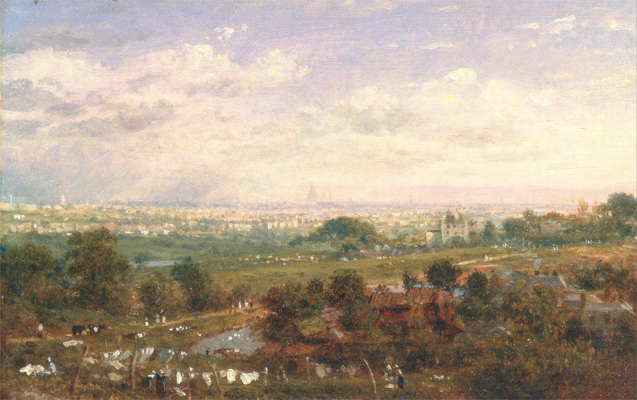 Lontoo Islington Hilliltä tekijältä Frederick Nash