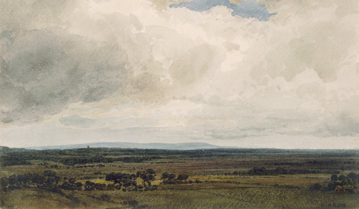 Suihkupäivä, Glastonbury Tor tekijältä Frederick Nash