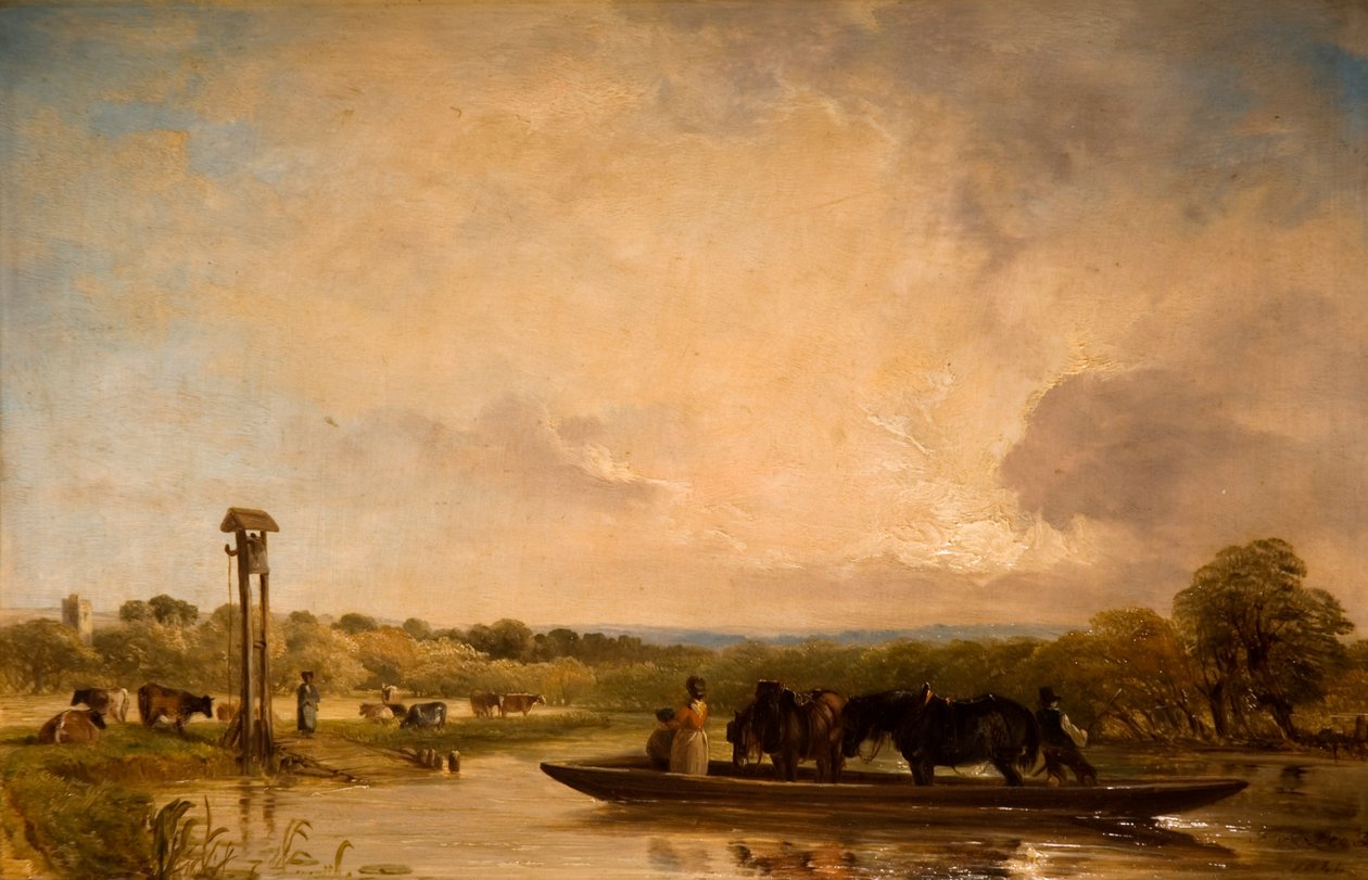Lauttalaiva, 1844 tekijältä Frederick Richard Lee