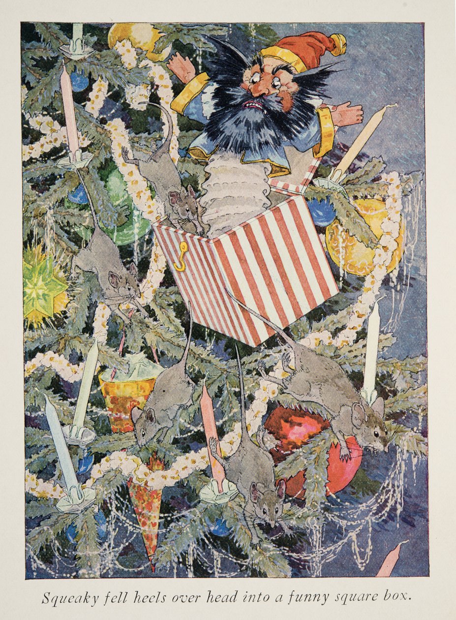 Kuvitus vierailusta Santa Claus Landissa tekijältä Frederick Richardson