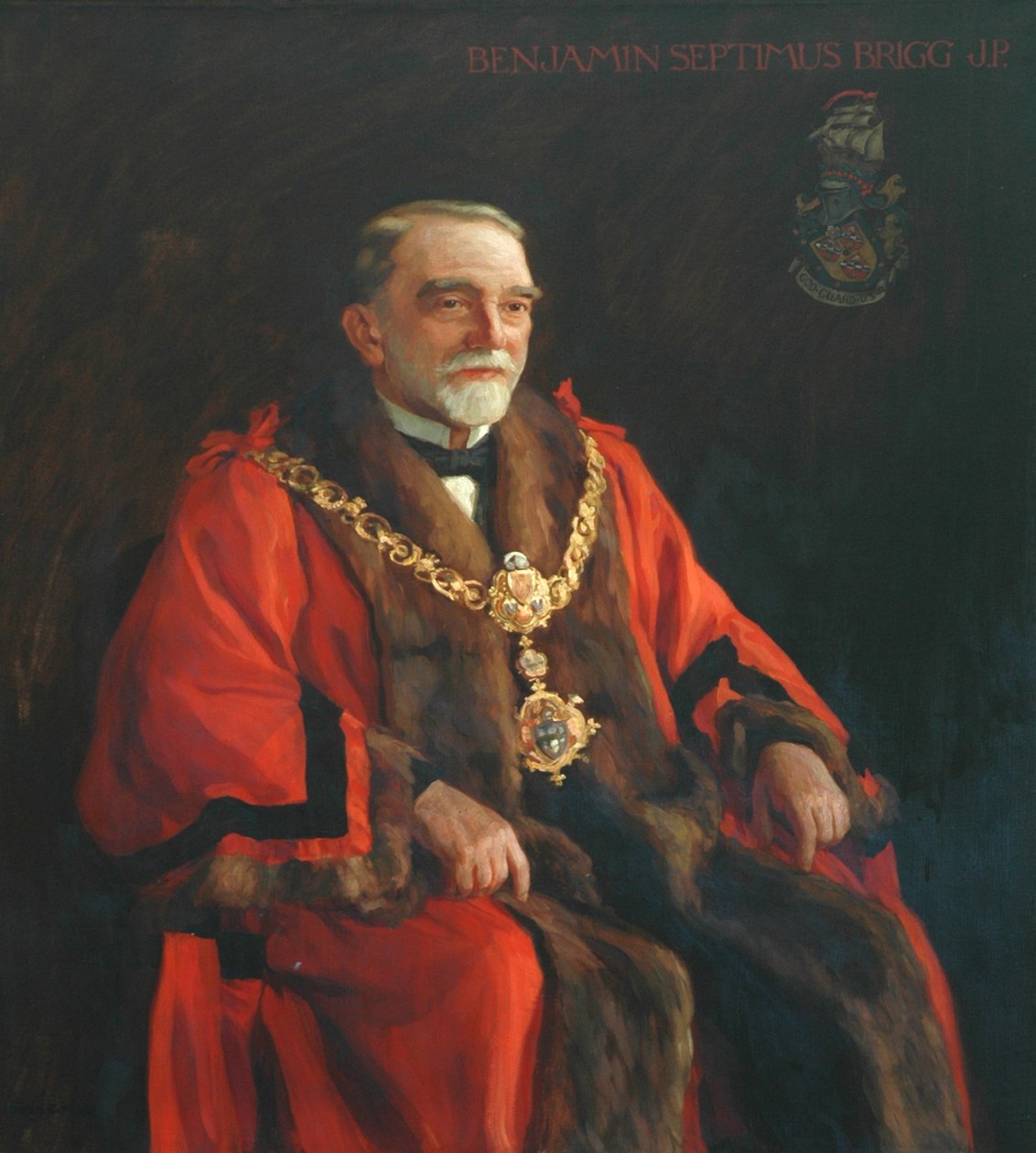 Benjamin Septimus Brigg, Keighleyn ensimmäinen pormestari tekijältä Frederick Stead