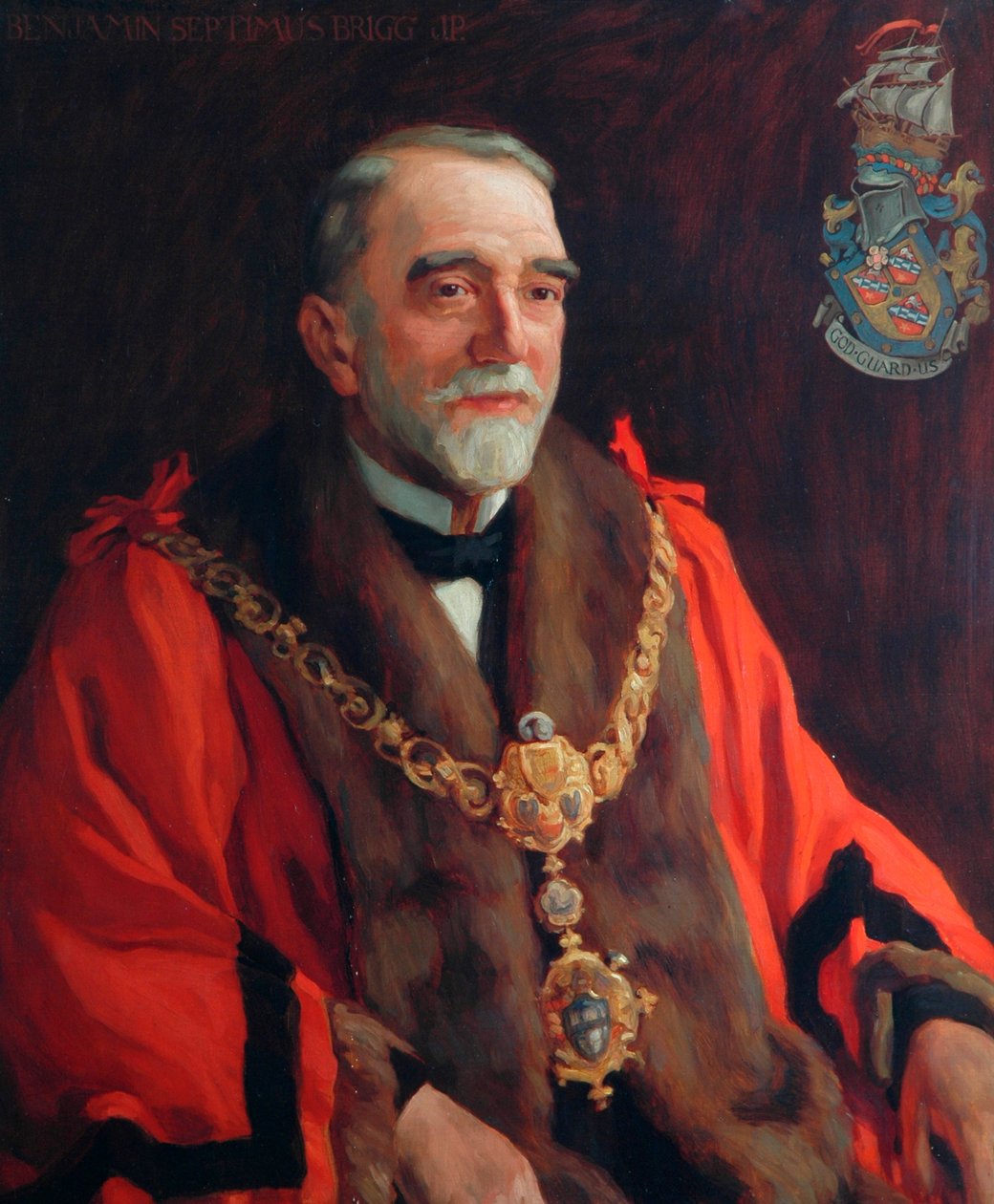 Benjamin Septimus Brigg, Kighleyn ensimmäinen pormestari (1882), 1923 tekijältä Frederick Stead